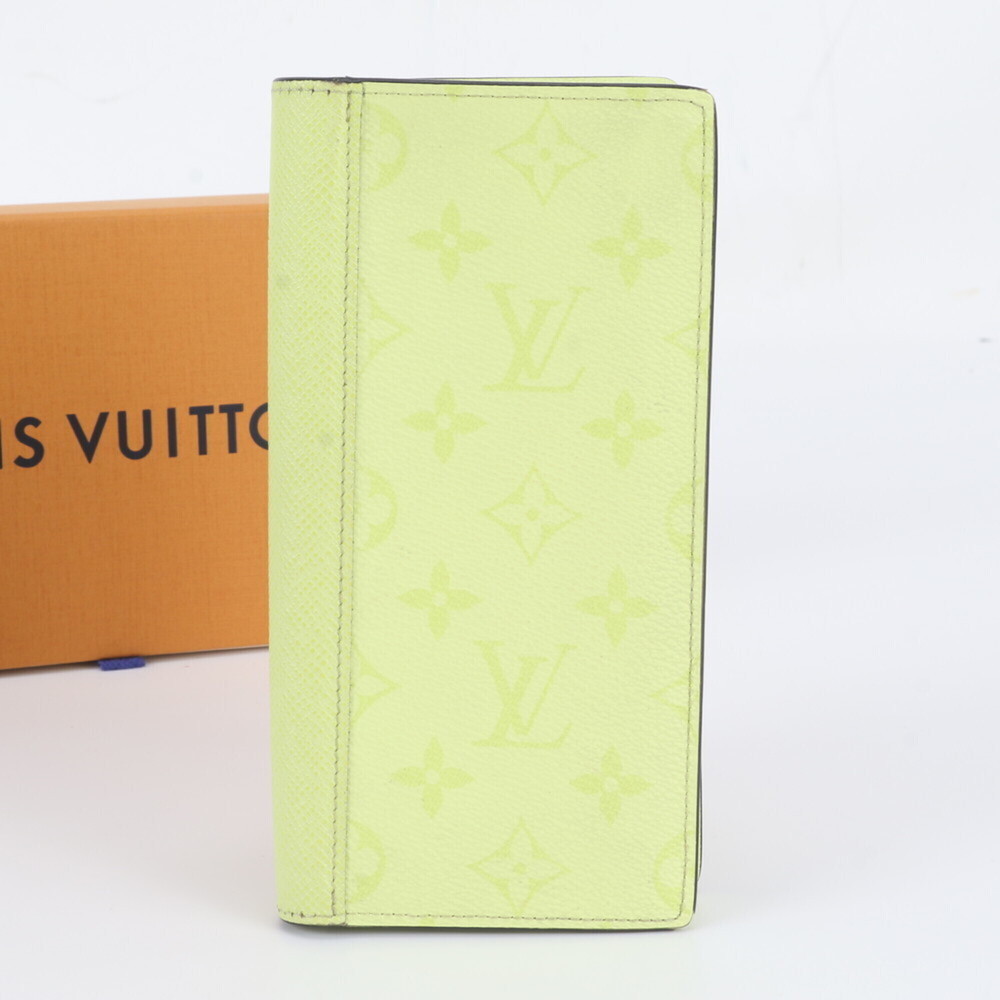 Louis Vuitton RFID-protected Taigarama Portefeuille Brazza M14131 Leather Lon...